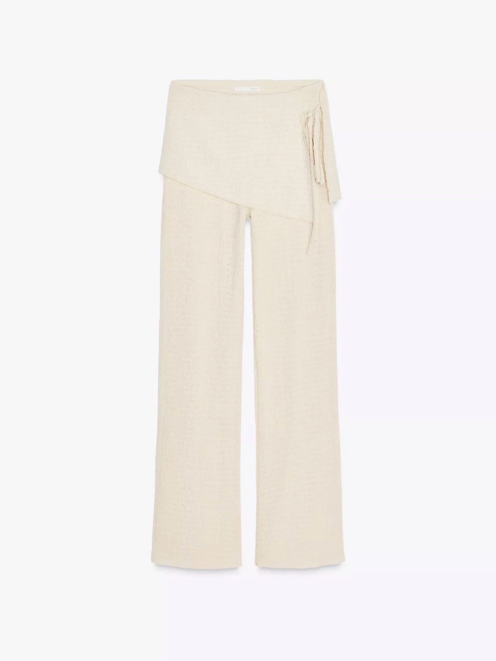 Zara Textured Tie Sarong Pants